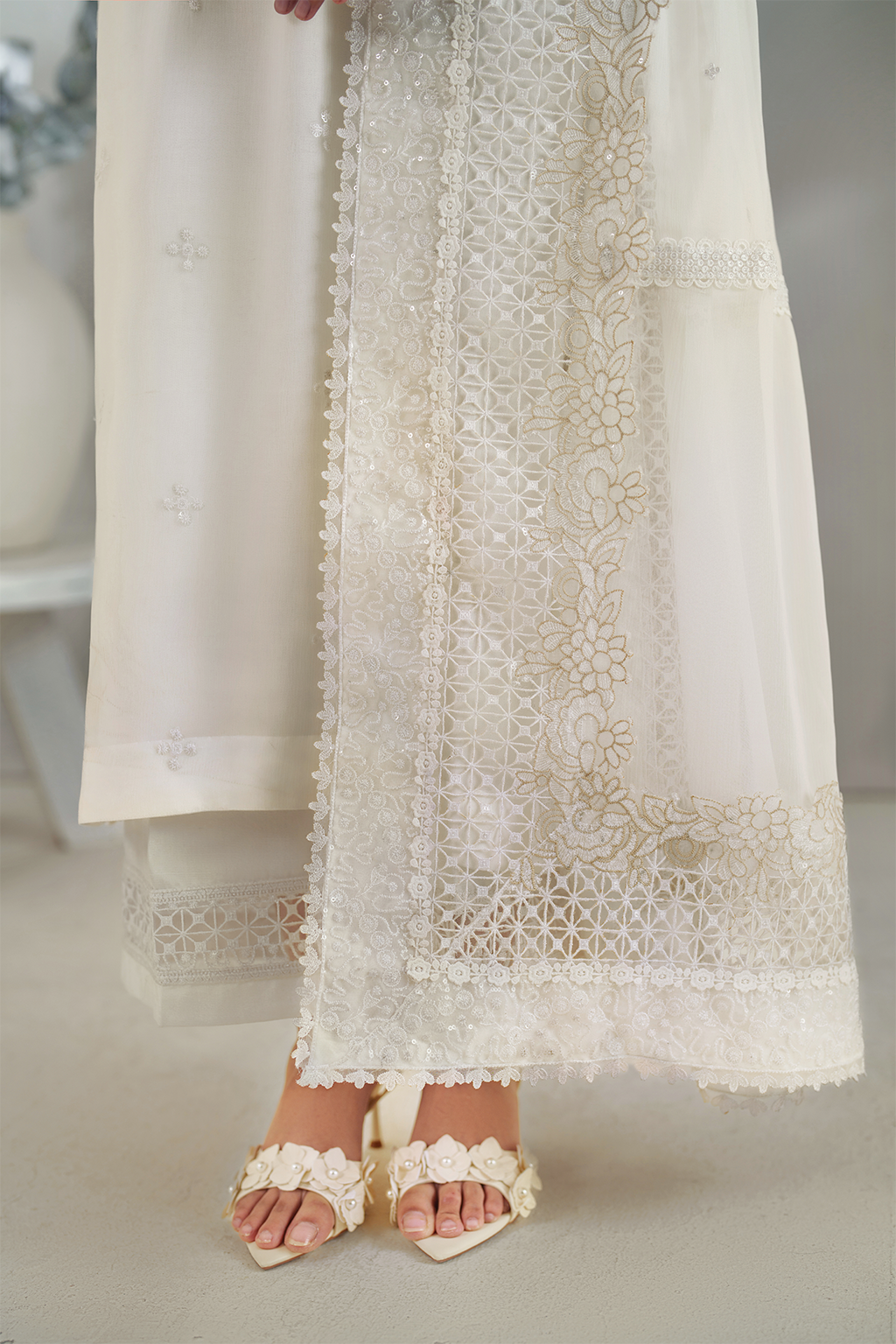 IP-340 Embroidered Chiffon