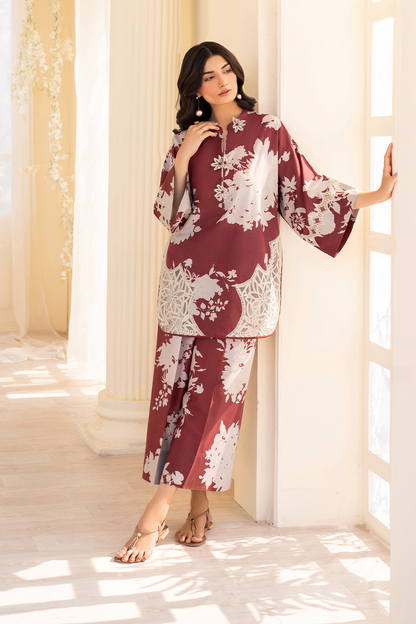 IP-301 Printed Lawn - Iznik
