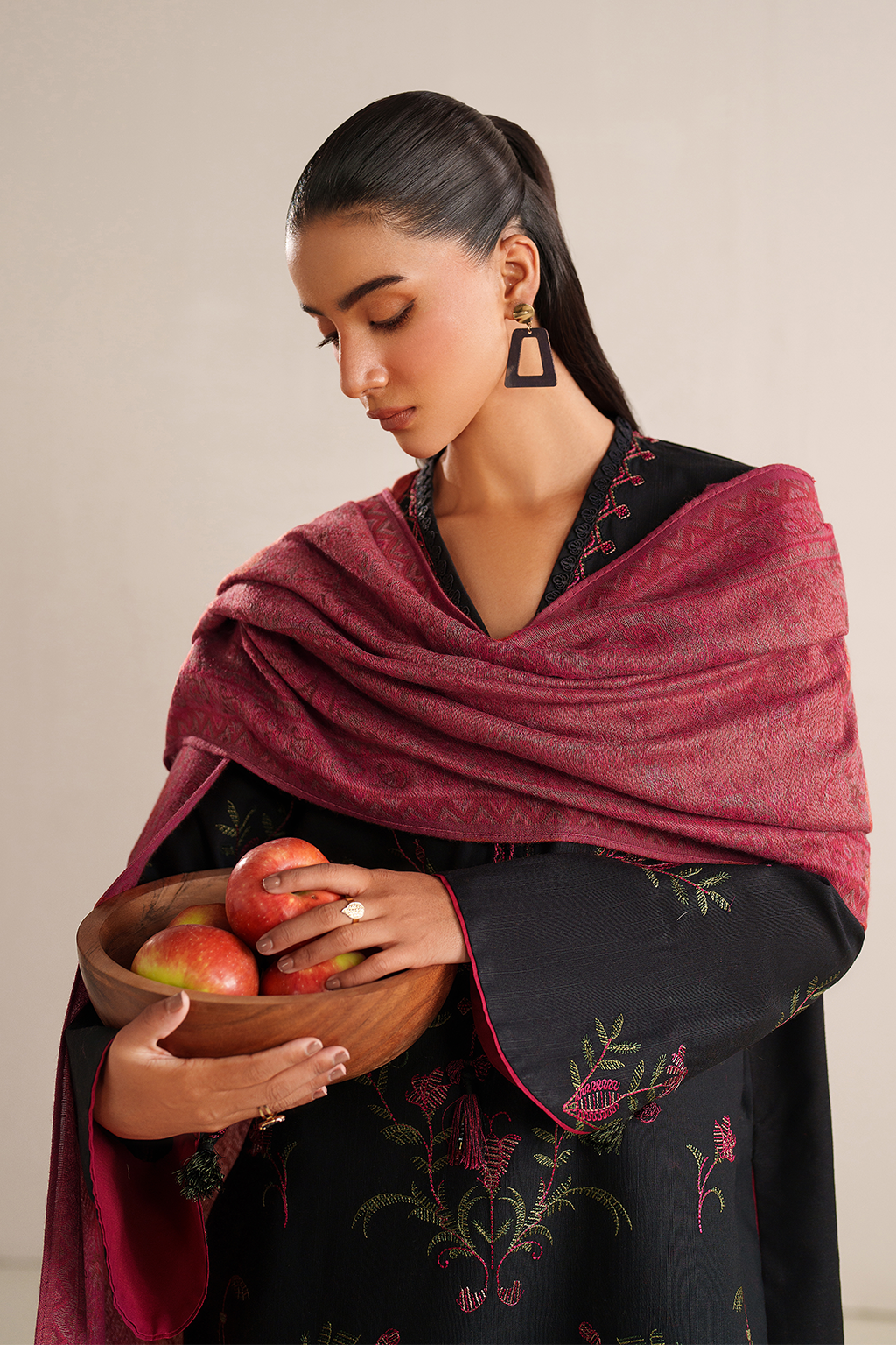 UE-582 Embroidered Khaddar