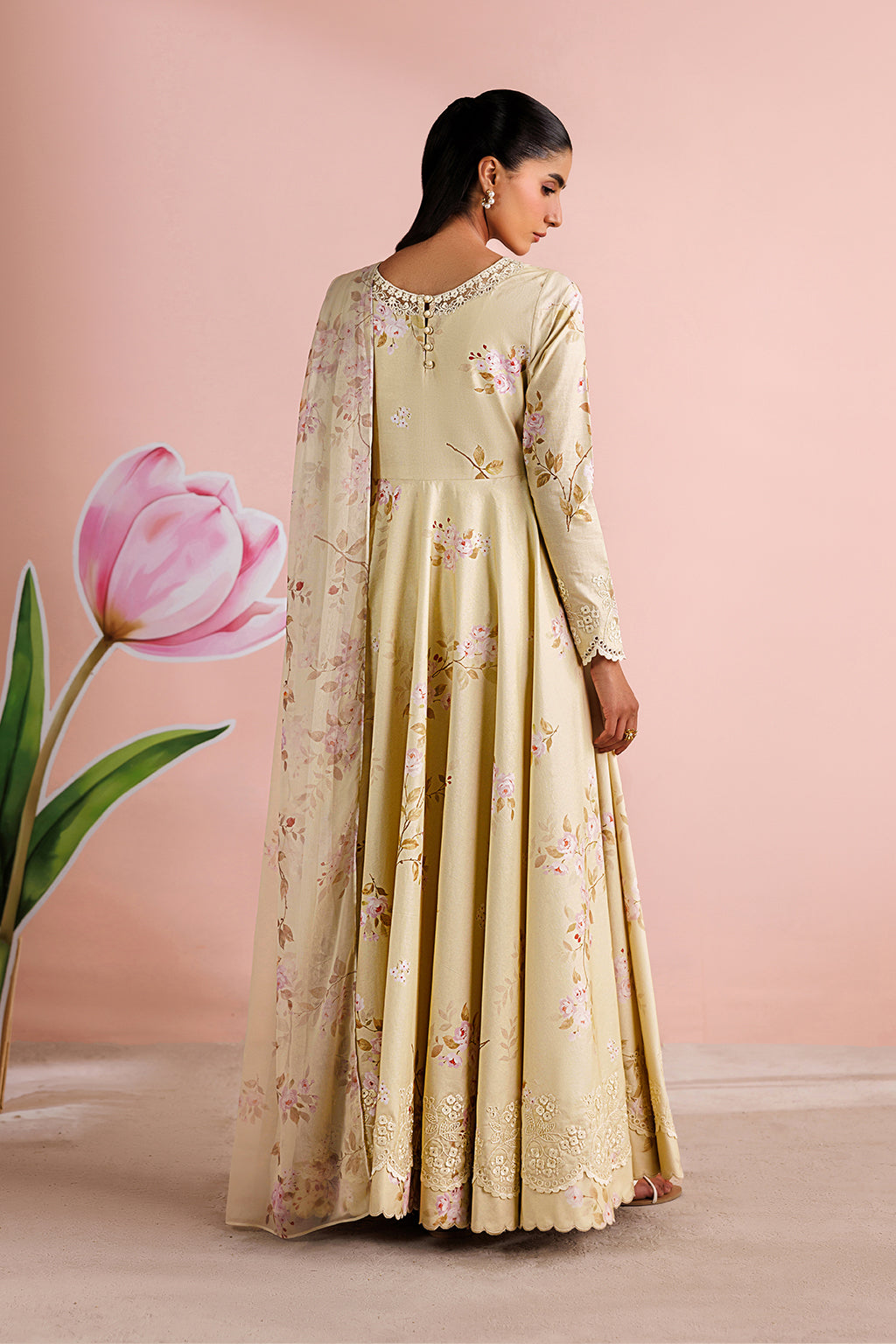 IP-363 Printed Lawn - Iznik