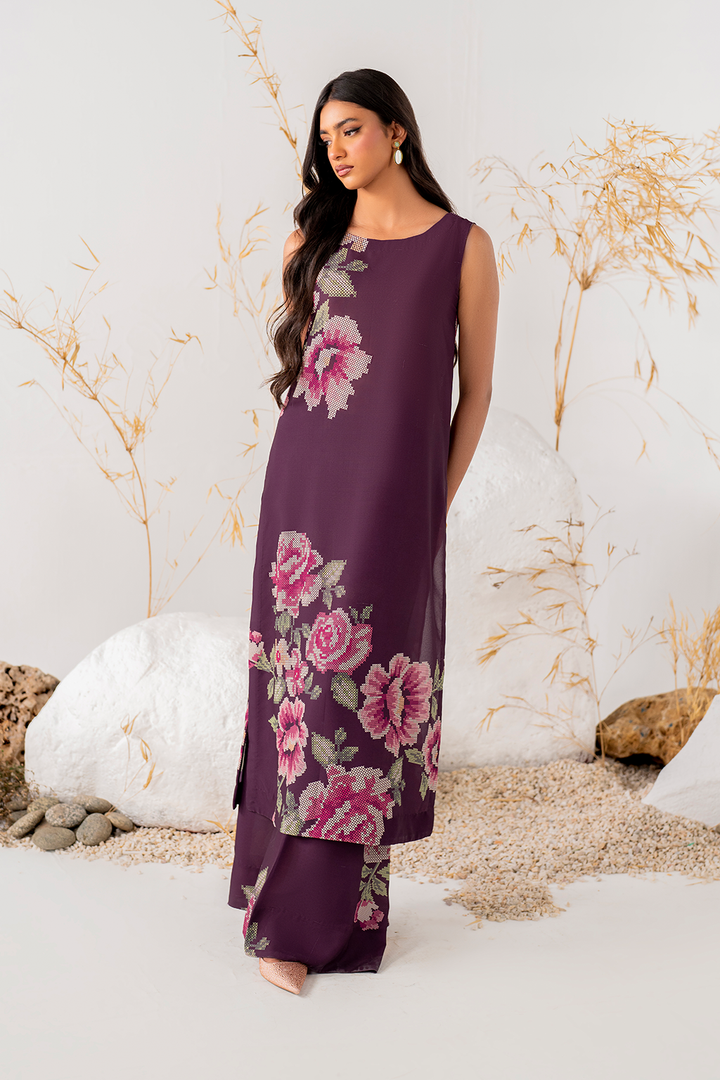 IP-239 Printed Georgette - Iznik