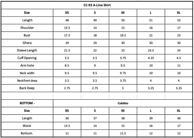 Size Chart Image