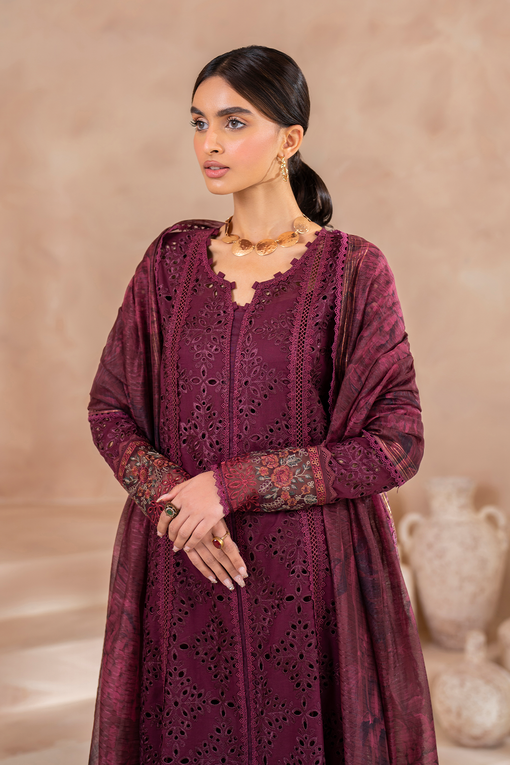 IP-225  Embroidered Lawn