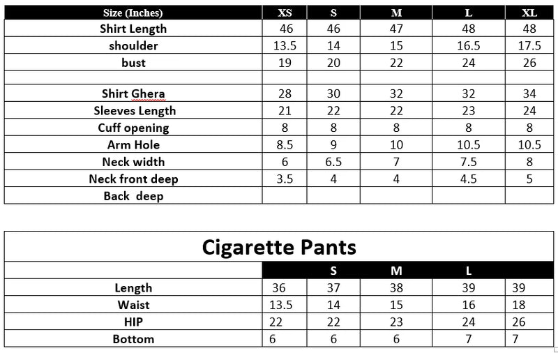 IP-291 Textured Lawn Size Chart