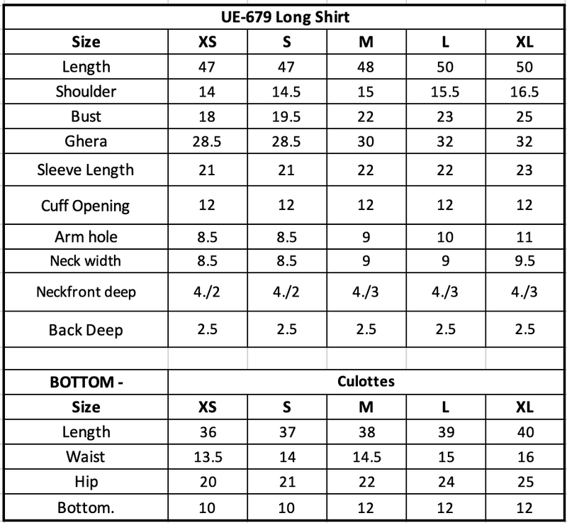 Size Chart Image