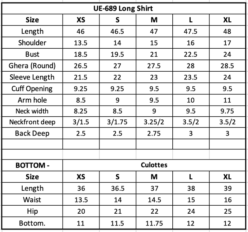 Size Chart Image