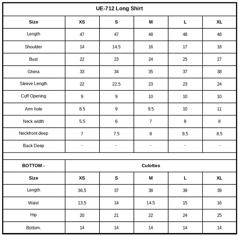 Size Chart Image