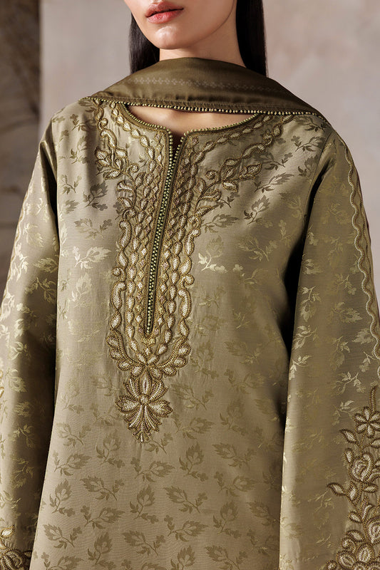 UE-743 Embroidered  Viscose Jacquard