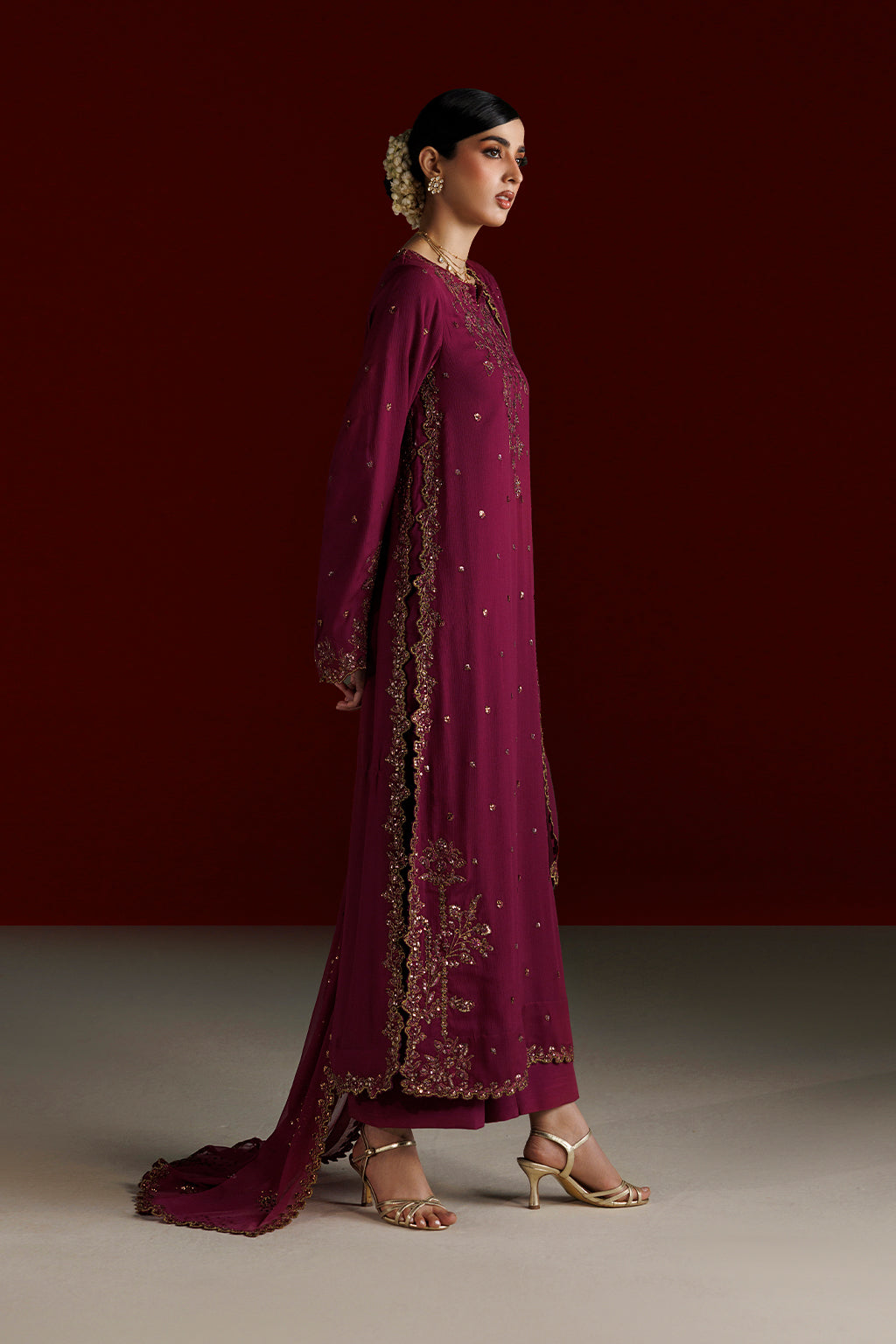 CC-109 Embroidered Chiffon