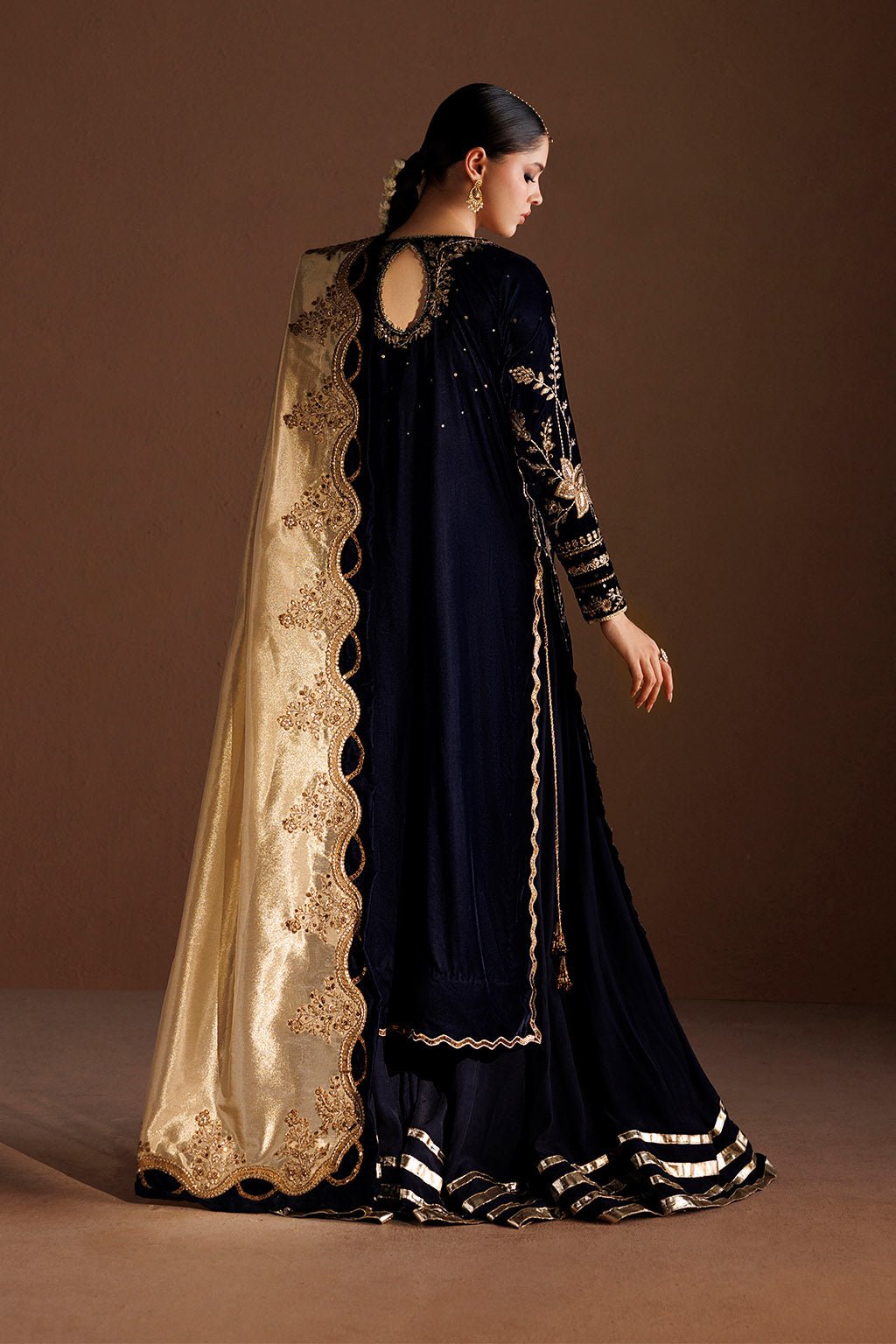 IV-85 Embroidered Velvet