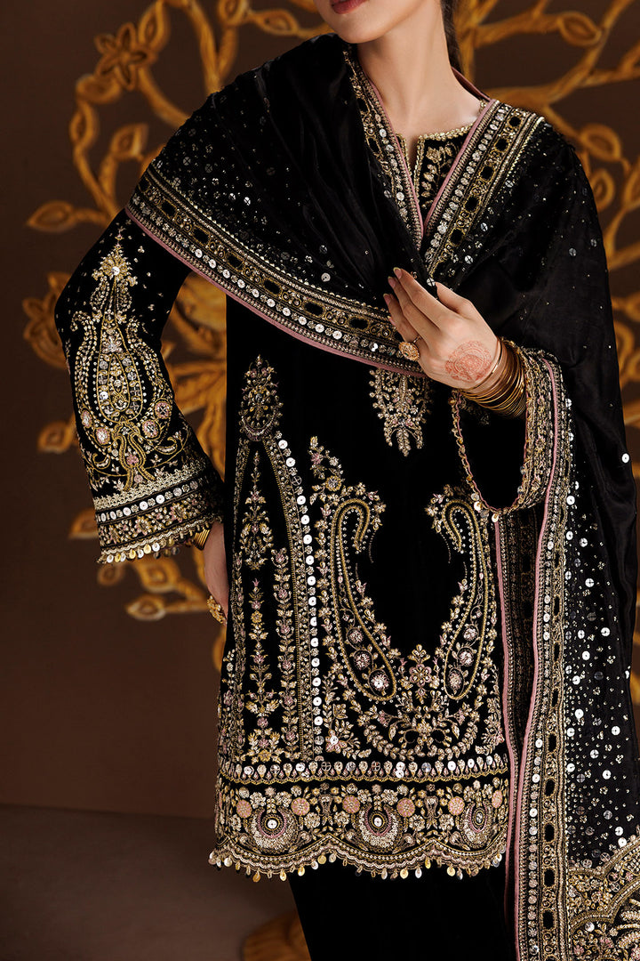 IV-90 Embroidered Velvet