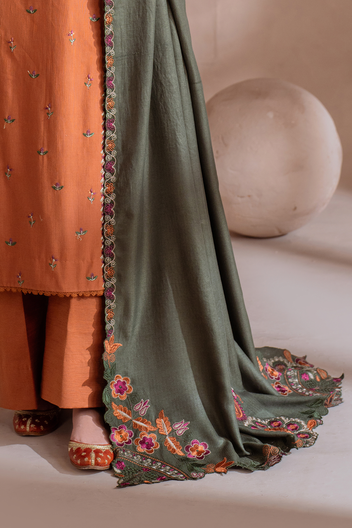 UE-367 Embroidered Khaddar