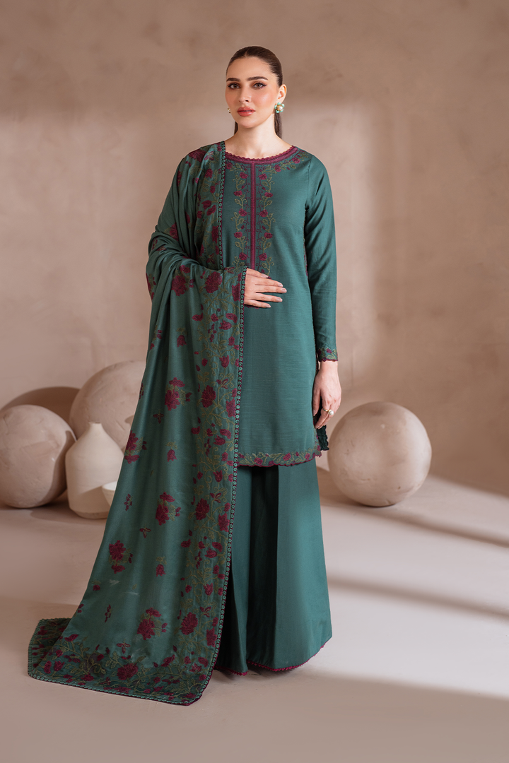 UE-370 Embroidered Khaddar