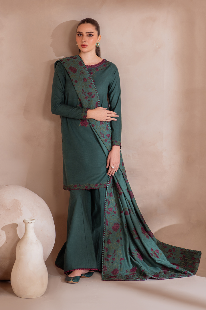 UE-370 Embroidered Khaddar