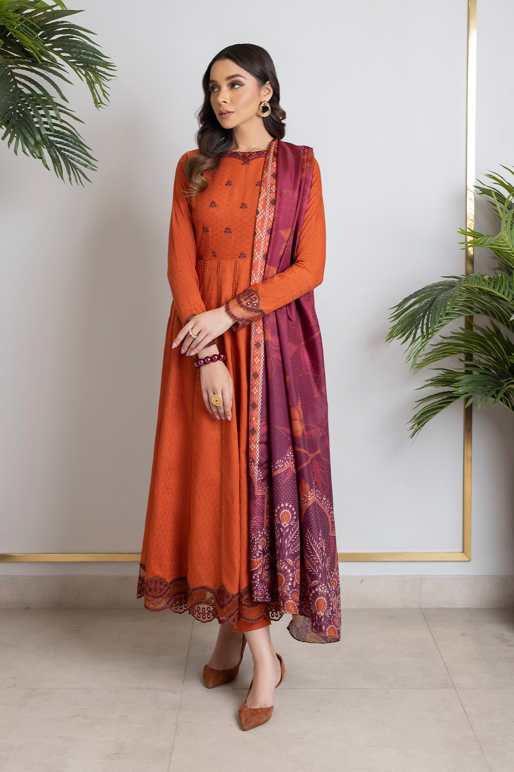 IP-204 Embroidered Lawn
