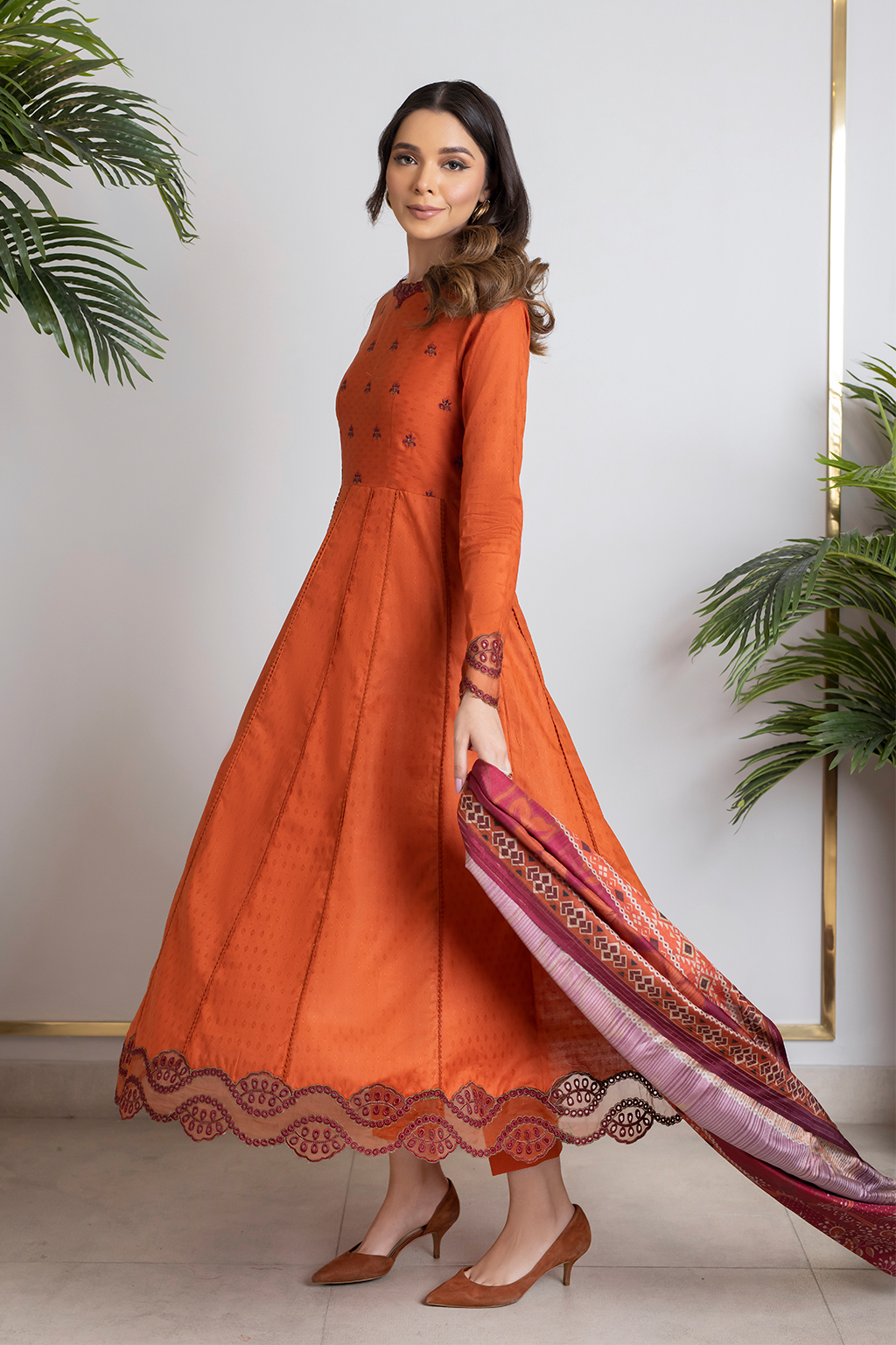 IP-204 Embroidered Lawn