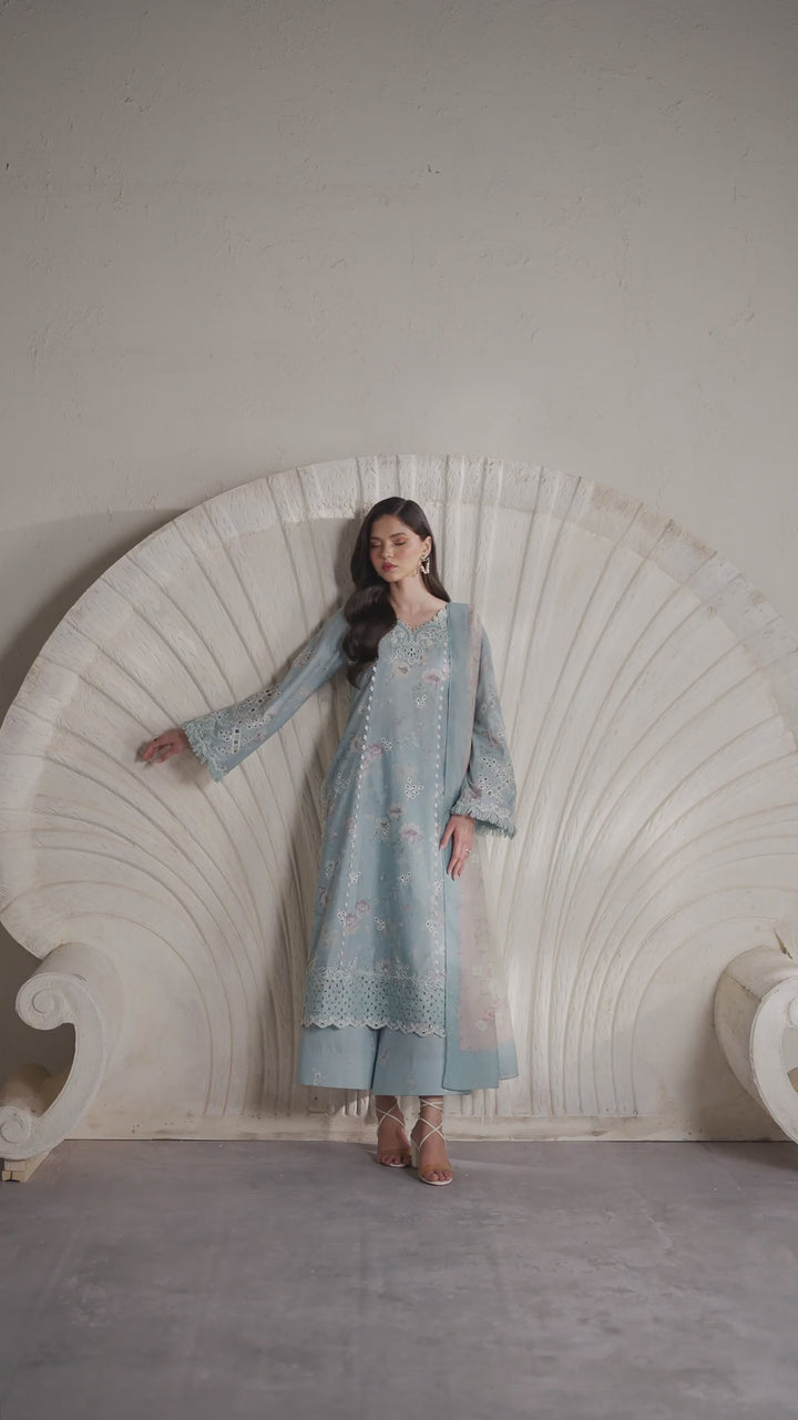 IBE-10 Embroidered Lawn