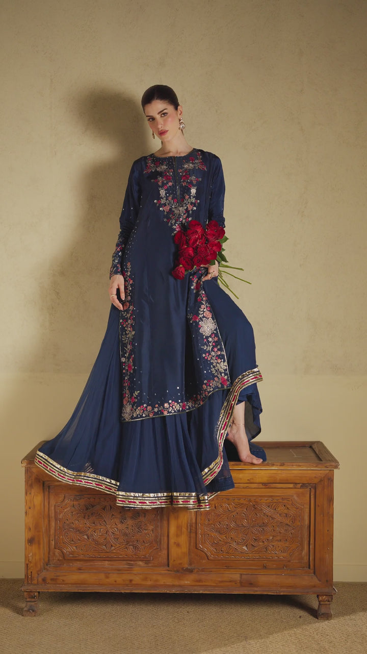 UE-728 Embroidered Pure Ramen Silk