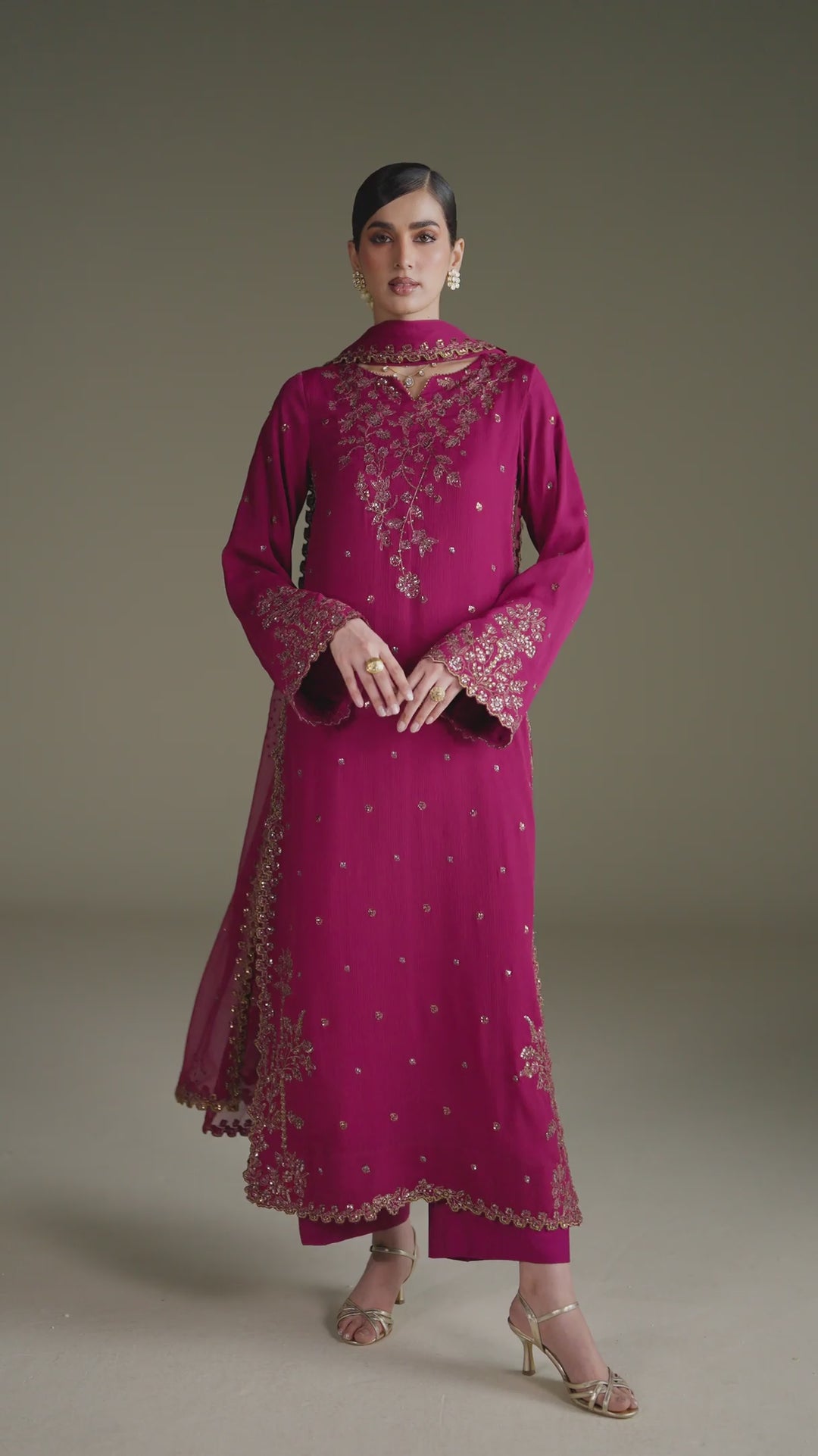 CC-109 Embroidered Chiffon