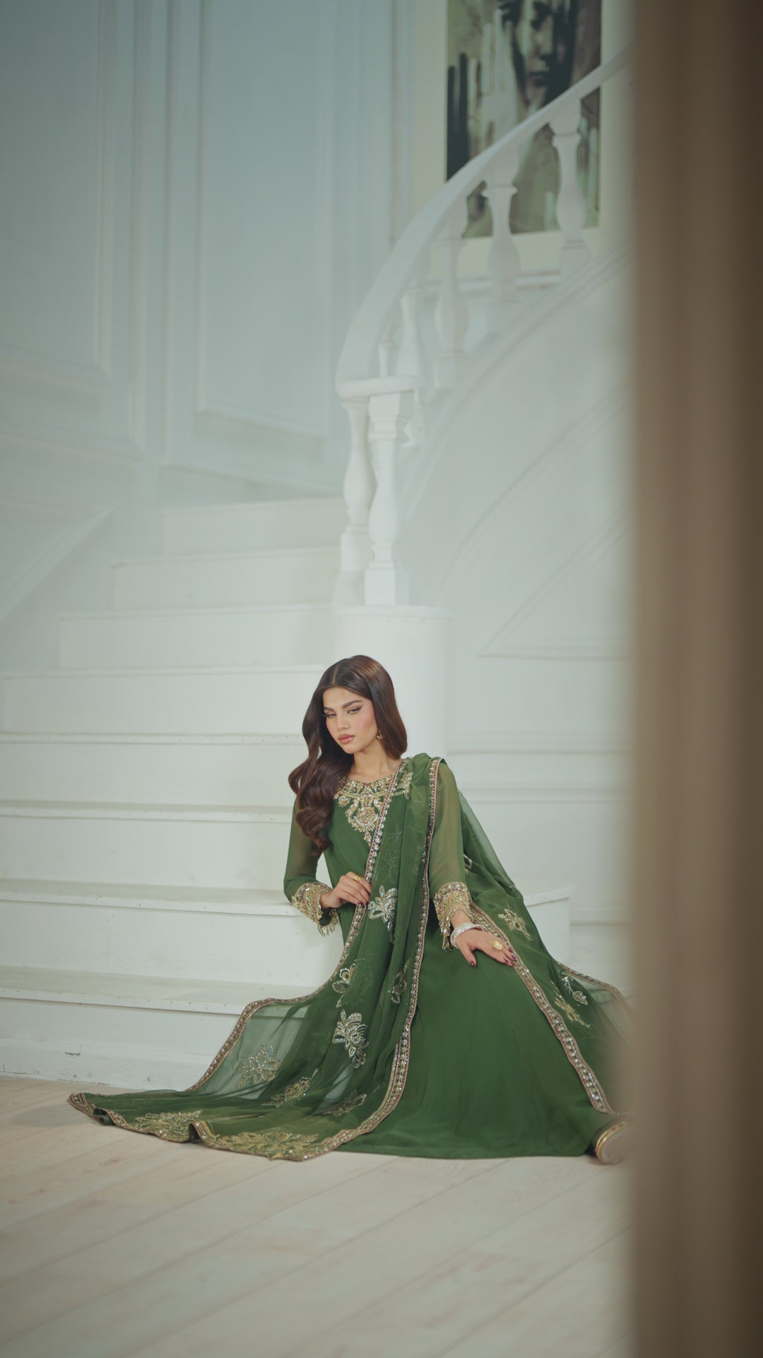 UE-416 Embroidered Chiffon