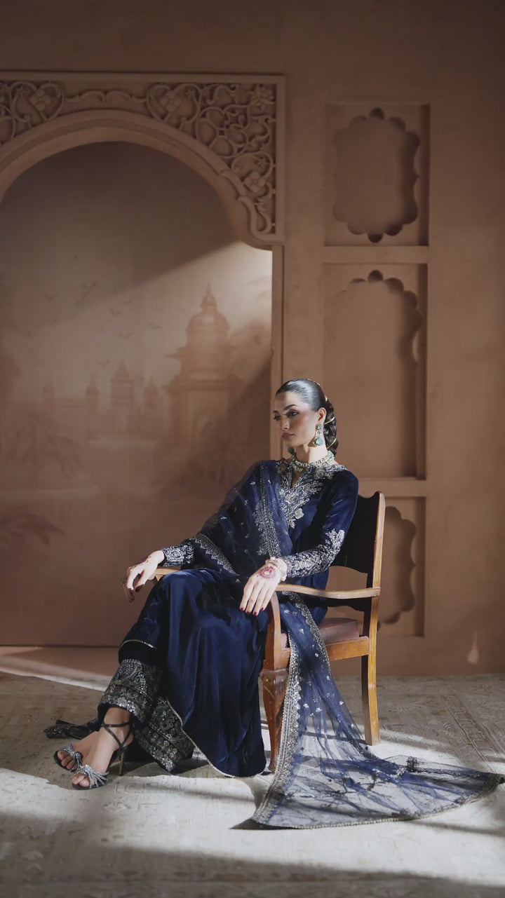 IV-66 Embroidered Velvet