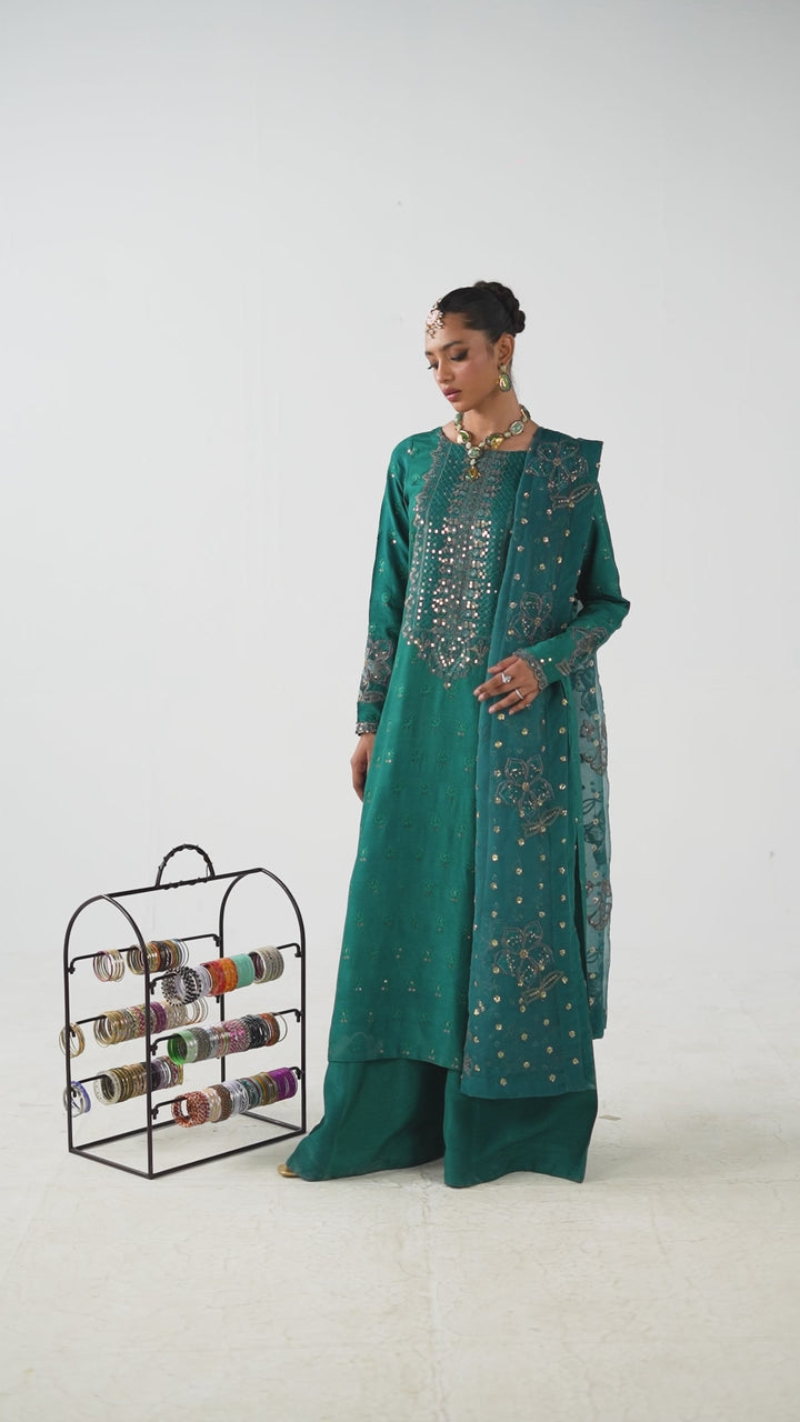 IRS-20 Embroidered Rawsilk