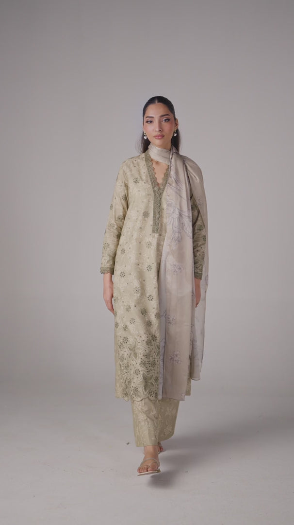 SS-07 Embroidered Lawn
