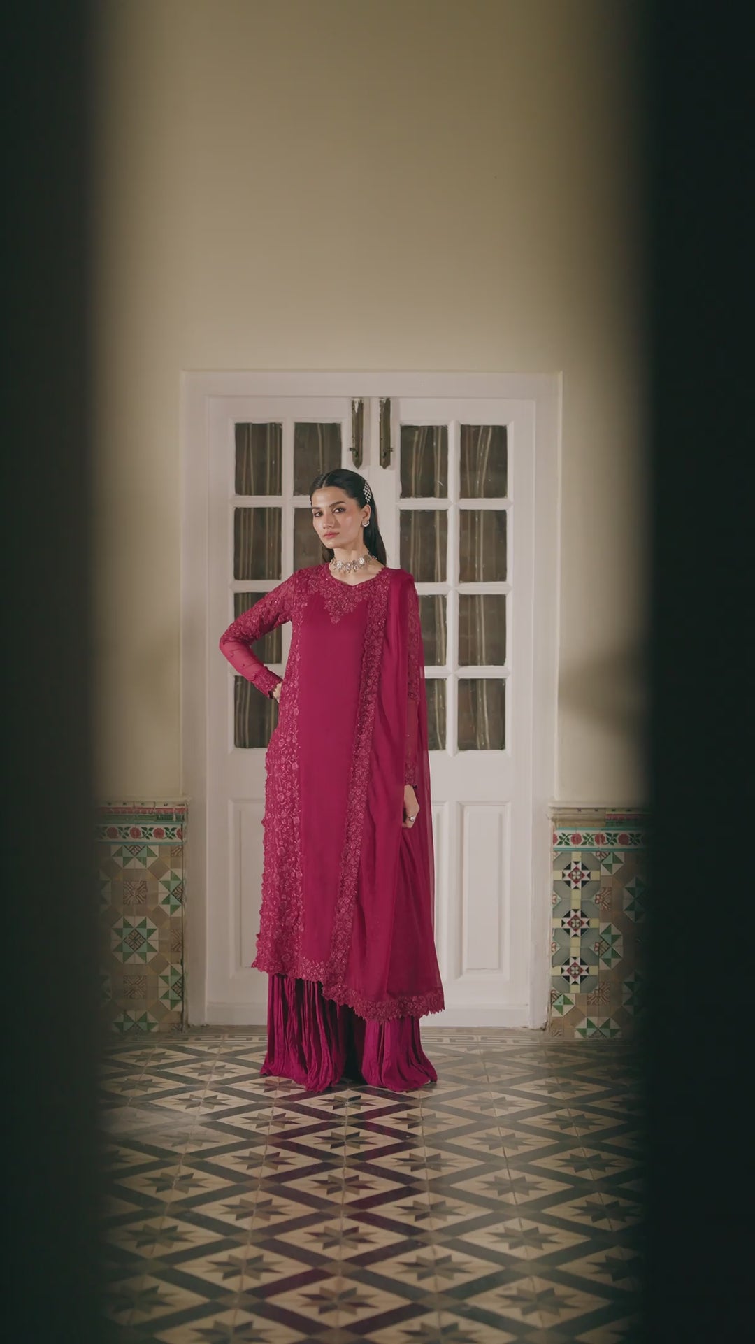 CC-93 Embroidered Chiffon