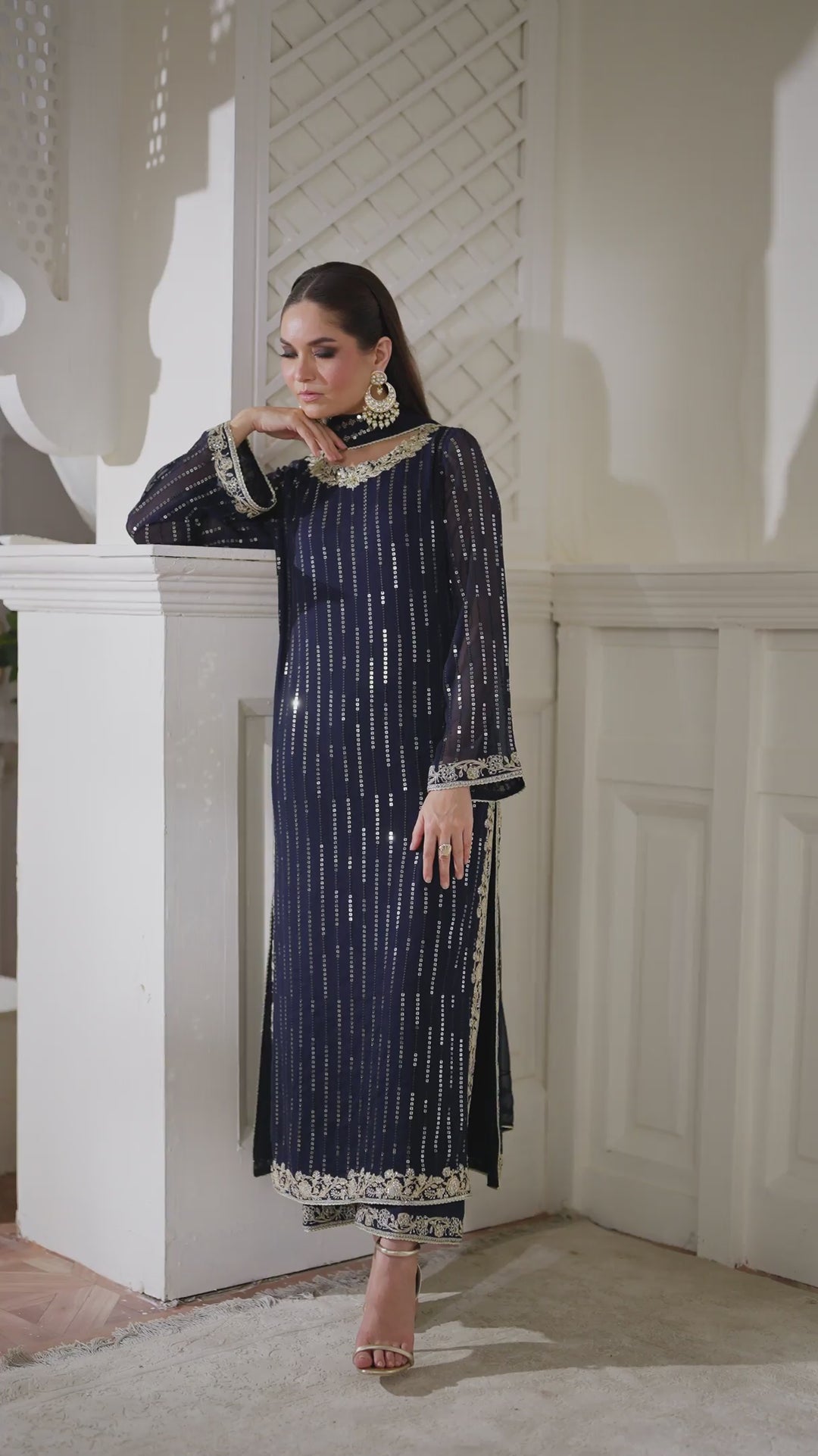 CC-89 Embroidered Chiffon