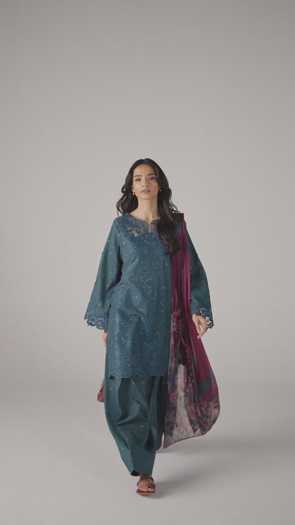 SS-10 Embroidered Lawn