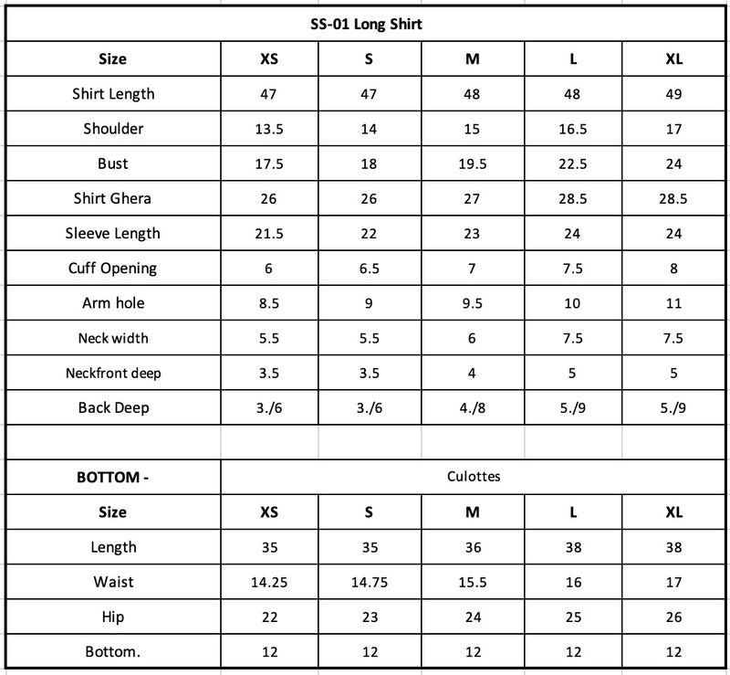 Size Chart Image
